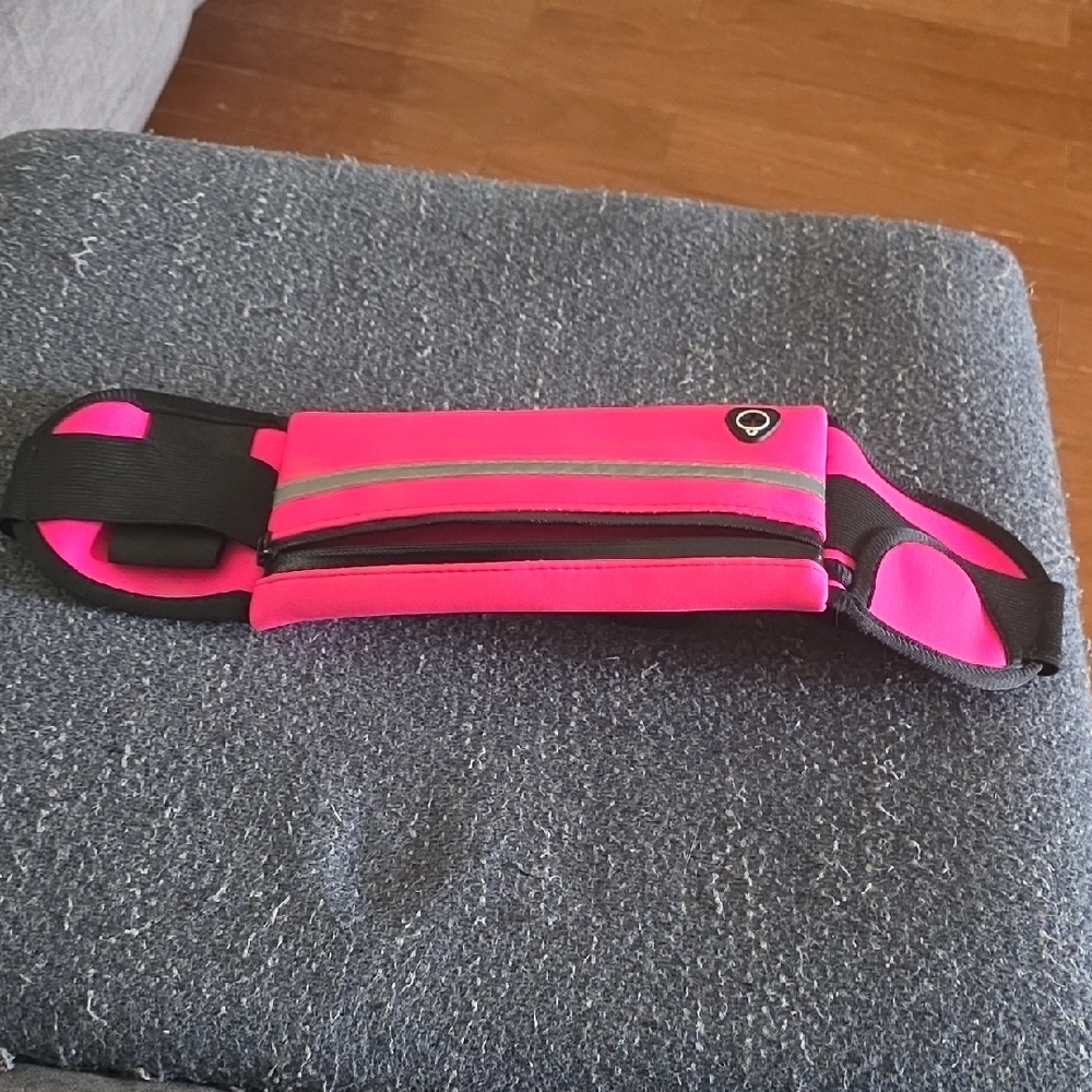 BOGO! 2 For 1!  Pink and Black Running Belt Bag